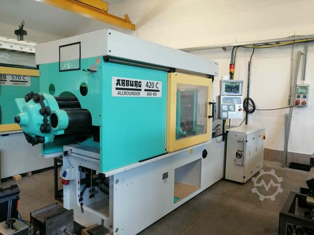 Formsprutningsmaskin Arburg 420C 800-100