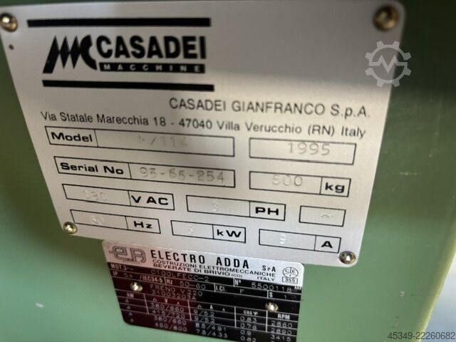 Freesmachine met stijve freesspil Holzkraft Casadei F 114
