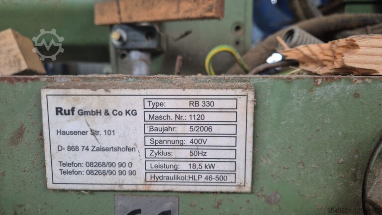 πρέσα μπρικετοποίησης 2 x RUF 330 briquetter - complet line 330