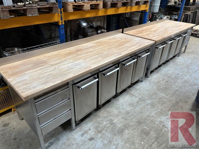 Munkaasztal bükkfa lappal