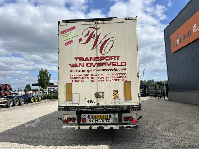 Koffer Schmitz Cargobull SKO 24 SKO24 / SAF DISC / 2x LIFTAXLE / GALVANI...