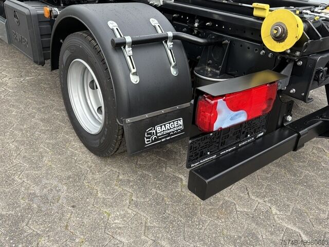 Telehoist konténeres teherautó man TGL 8.160 BL City Abollkipper Schaltgetriebe