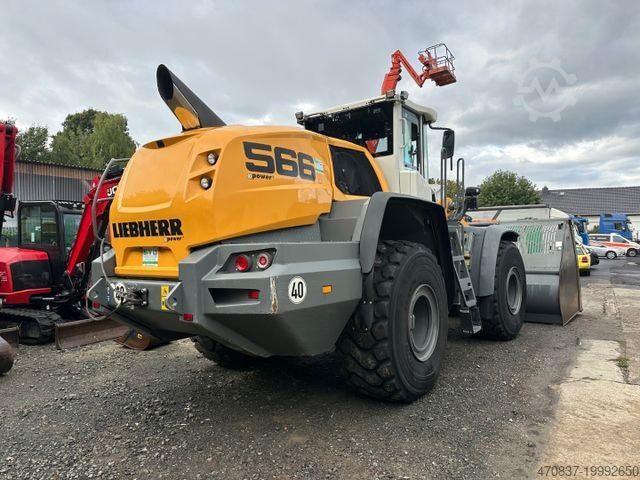 Cargadora de ruedas LIEBHERR L 566 XPower / Leichtgutschaufel 10 m³