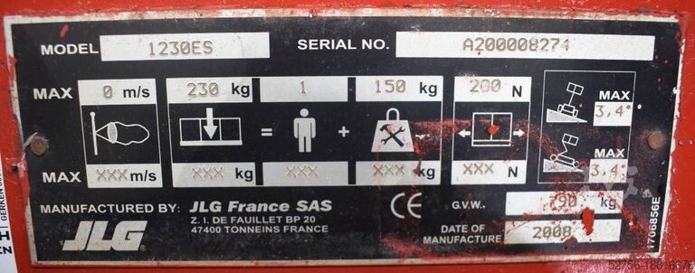 Ascensor cu foarfecă JLG 1230 ES