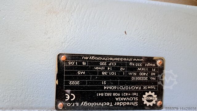 Τεμαχιστής ξύλου Shredder Technology DR 800