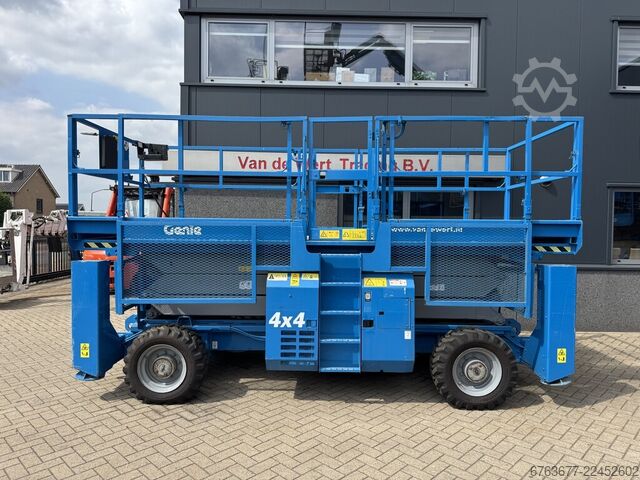 Genie GS 3384 RT sakselift / arbejdsplatform / 12 m arbejdshøjde / 4x4 / Deutz motor GENIE GS 3384 RT Schaarhoogwerker / Scissor Lift / Arbeitsbuhne 12mtr werkhoogte 4x4 Deutz DIESEL