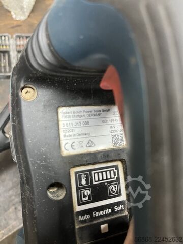 Gebruikte combihamer Bosch GBH 18V-45C BOSCH GBH 18V-45C
