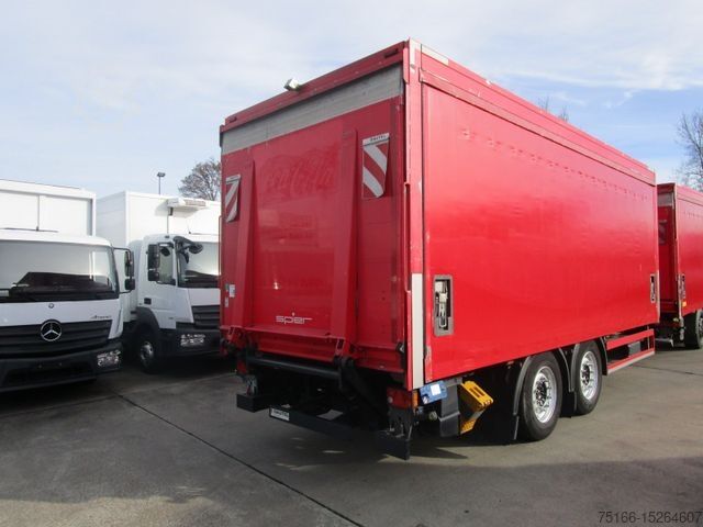 Drikkevaretrailer SPIER 2-Achs TANDEM-Anhänger Getränkepritsche LBW 2 T