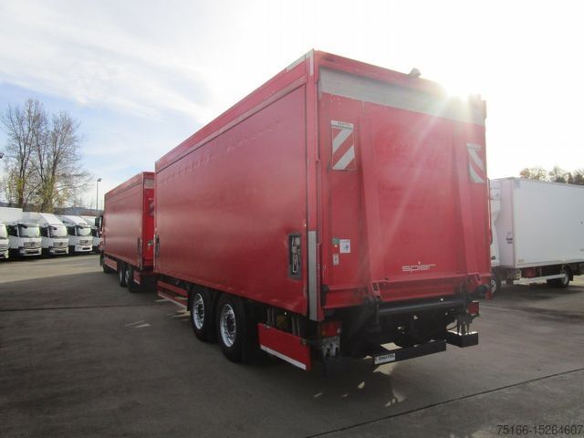 Drikkevaretrailer SPIER 2-Achs TANDEM-Anhänger Getränkepritsche LBW 2 T