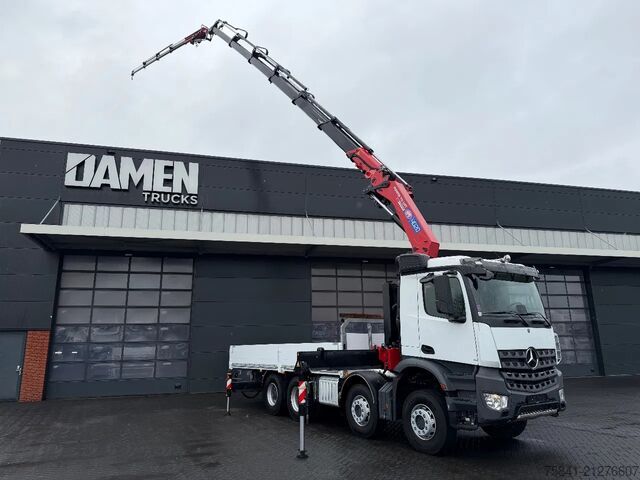 Φορτηγό γερανού Mercedes-Benz AROCS 4142 8x4 HMF 4020 K6 + JIB FJ 600-K4