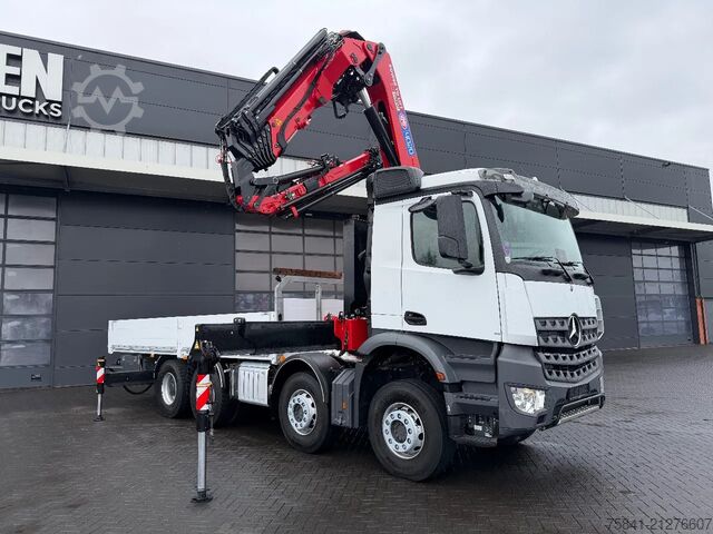 Φορτηγό γερανού Mercedes-Benz AROCS 4142 8x4 HMF 4020 K6 + JIB FJ 600-K4