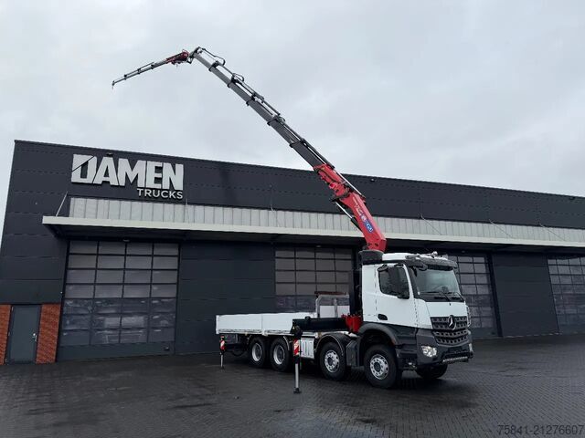 Vrachtwagen met kraan Mercedes-Benz AROCS 4142 8x4 HMF 4020 K6 + JIB FJ 600-K4