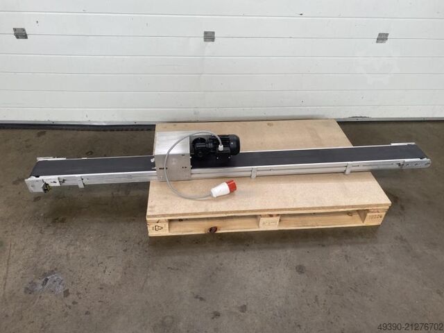 Förderband, Gurtförderer, Zahnriemenförderer, Kleingutförderband vermutlich RÖWE 2050 x 120