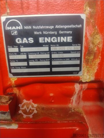 Blokverwarmingscentrale MAN E2876