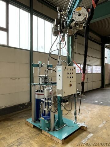 Instalación de encolado para adhesivos bicomponentes T-S-I Mastermix Gear Basic Misch-Dosier-Anlage