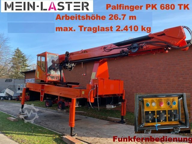 Autokran MERCEDES-BENZ Palfinger PK 680 TK 26,7 m-max.2.410 kg -Funk FB
