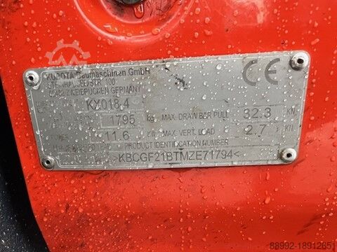 Minigraafmachine Kubota KX018-4