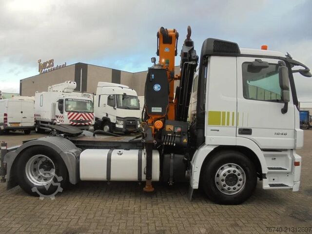 Crane Mercedes-Benz Actros 1846 + Euro 5 + EFFER 250 Crane + REMOTE