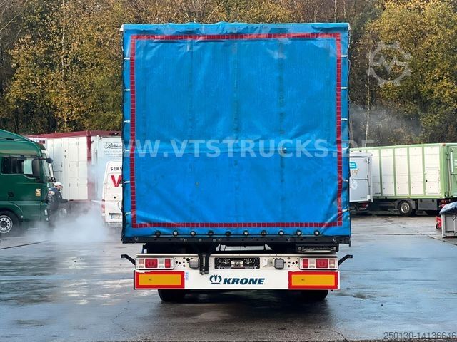 Semi-remorque bâchée KRONE SD Pritsche + Plane Auflieger Edscha,Liftachse