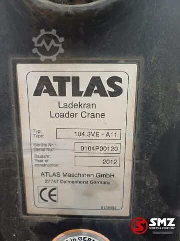 Kraanarm Atlas Occ Autolaadkraan Atlas 104.3VE