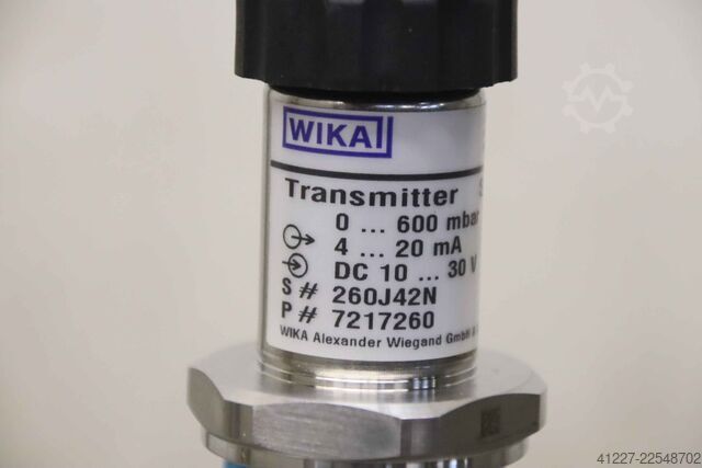 Druksensor 0 - 600 mbar WIKA Transmitter S-11