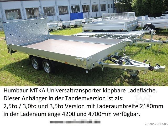 Humbaur MTKA354722 Allcomfort Universaltransporter kippbar Ladefläche 470 x 218cm
