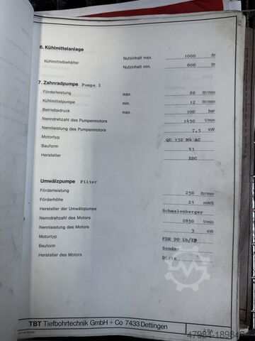 Mașină de găurit găuri adânci TBT TE 30-1000 SO