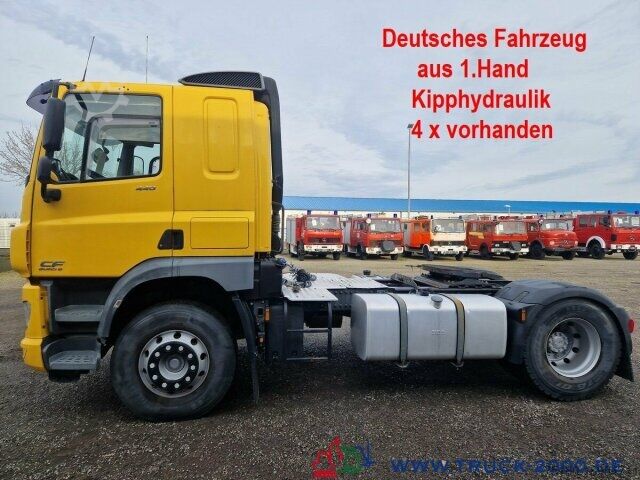 Standard dragbil DAF CF440 FT Kipphydraulik Alu-Felgen Klima Euro 6