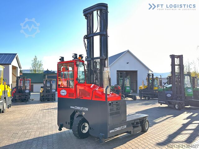 Cărucior cu stivuitor cu 4 căi Combilift C4000 / TRIPLEX / 9300MM / GAS / TOP1