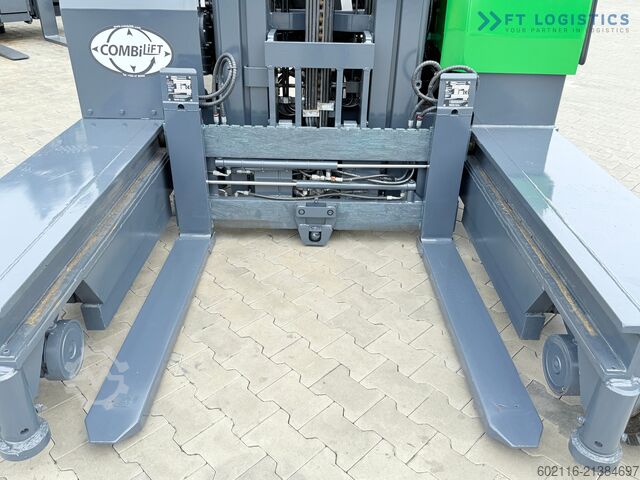 4-kierunkowy wózek widłowy Combilift C4000 / GAS / 9300MM / FREE-LIFT / CABIN