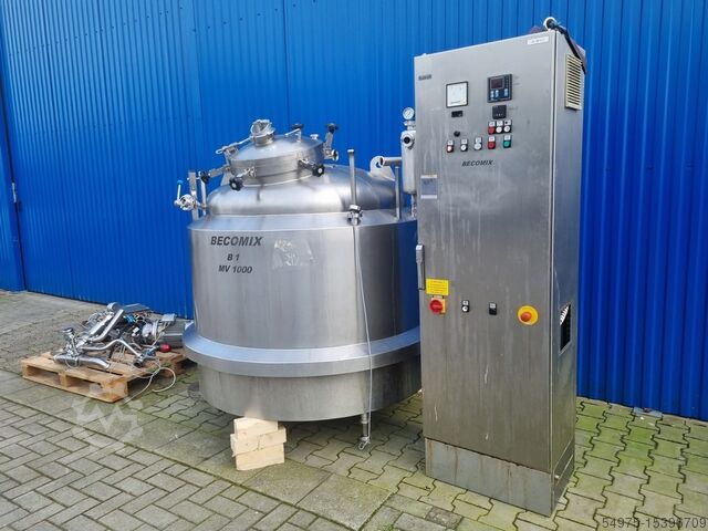 BECOMIX B1 MV1000 trykbeholder A. Berents GmbH 