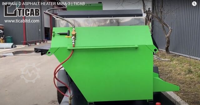 Masztix aszfaltkeverő TICAB Asphalt Infrared Complex,Patching machin