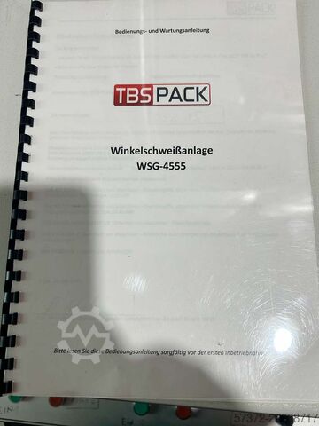Vinkelsvetsanläggning TBS PACK WSG-4555
