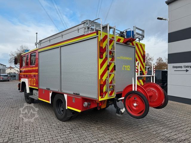 Φορτηγό κουτί (κουρμπαριστό) MAN 12.222 Feuerwehr-LKW LF16 4x4 Allrad Expedition
