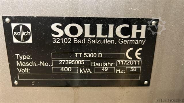 Sollich TT 5300D Tempereermachine Sollich TT 5300D