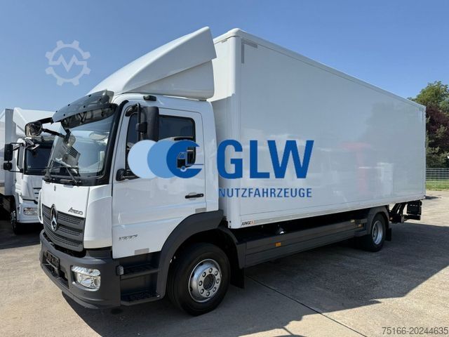 Kassevogn MERCEDES-BENZ ATEGO 1224 / 1227 L Koffer 7,30 m LBW BÄR 1,5 T