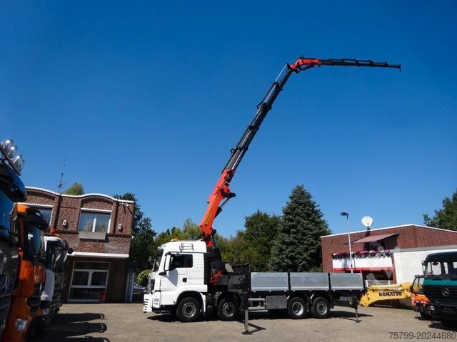 Grua montada em camião MAN 35.480 HYDRO TGS Pritsche + PK 65002 Kran 8x2-4