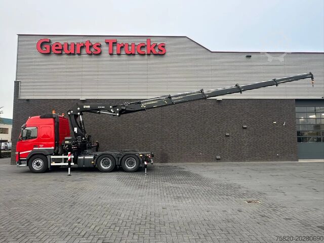 Vrachtwagen met kraan Volvo FM 500 6X4 TREKKER/ BAKWAGEN  MET HIAB XS377 EP...