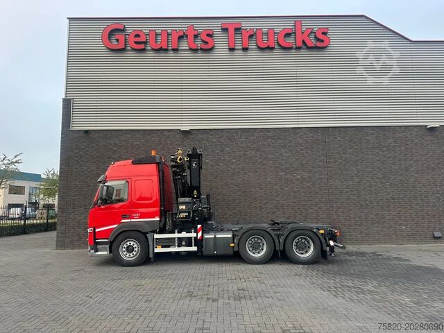 Vrachtwagen met kraan Volvo FM 500 6X4 TREKKER/ BAKWAGEN  MET HIAB XS377 EP...