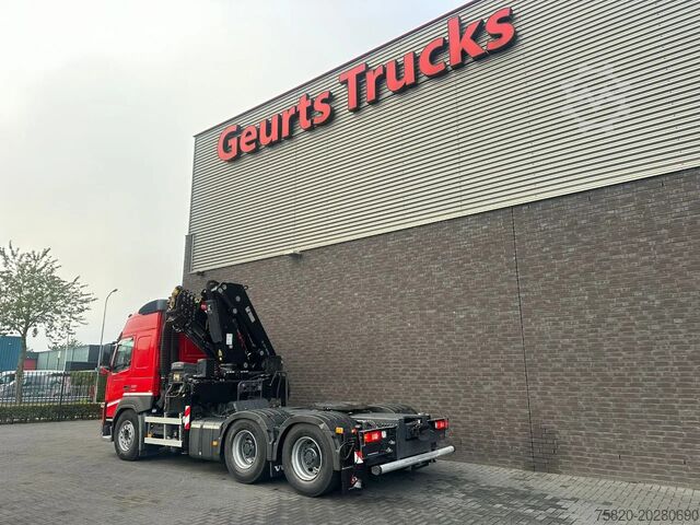 Vrachtwagen met kraan Volvo FM 500 6X4 TREKKER/ BAKWAGEN  MET HIAB XS377 EP...