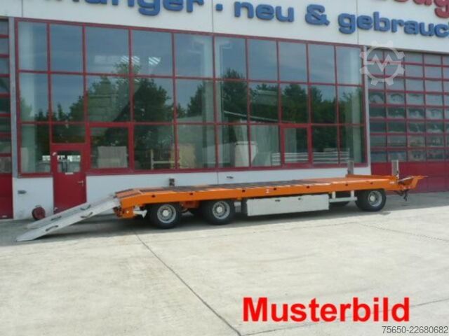Ρυμουλκούμενο χαμηλού φορτίου Möslein T 3-8,20 P OR  3 Achs Tieflader gerader Ladefläche 8,10 m,Neufahrzeug