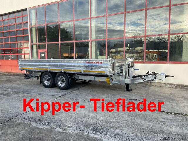 Ανατρεπόμενο ρυμουλκούμενο Möslein TTD 11 Breite Reifen  5,70 lang  Kipper Tieflader, Breite Reifen, 5,70 m lang-- Neufahrzeug --