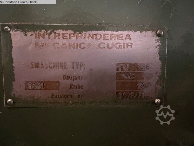 Fräs - universal MECANICA CUGIR FU 36