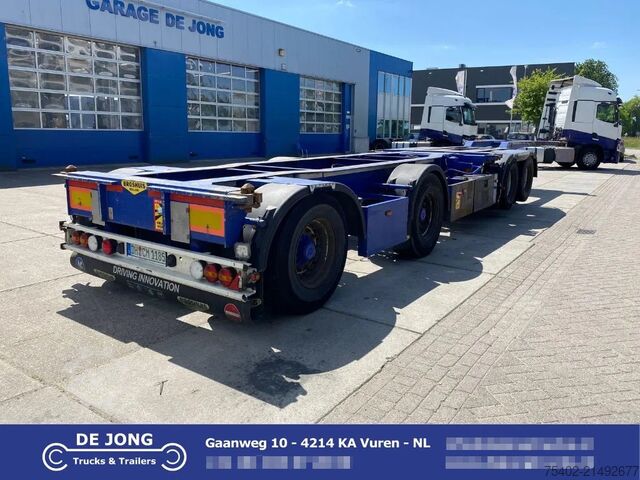 Konténerszállítás Broshuis 2Connect 2AKCC / 4 Axles / 3x Steering Axle / 2...