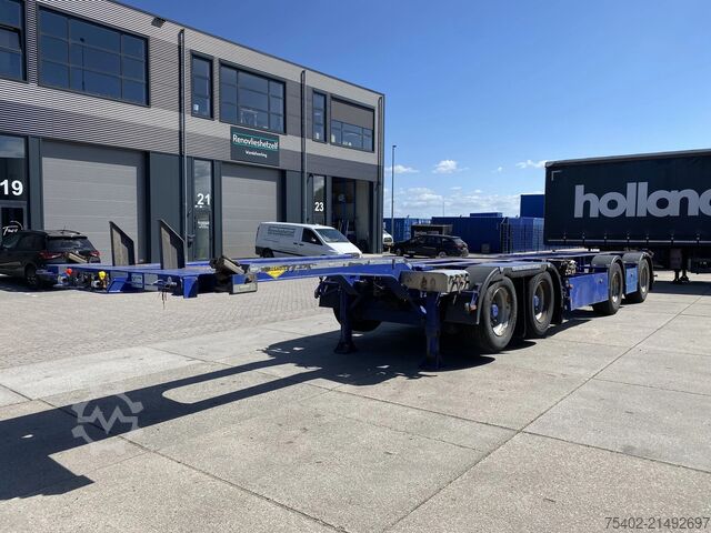 Transport kontenerowy Broshuis 2Connect 2AKCC / 4 Axles / 3x Steering Axle / 2...