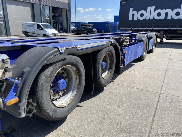Transport kontenerowy Broshuis 2Connect 2AKCC / 4 Axles / 3x Steering Axle / 2...