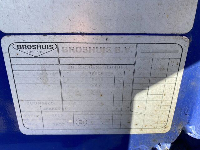 Transport kontenerowy Broshuis 2Connect 2AKCC / 4 Axles / 3x Steering Axle / 2...