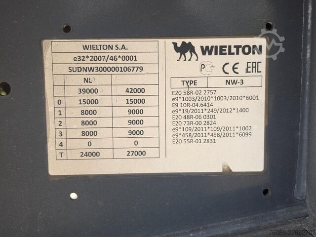 Kipper Wielton NW-3 KIPPER/2x liftas!!34M3