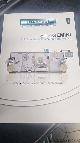 Máquina de acabamento Cartes Série GEMINI GE362VR
