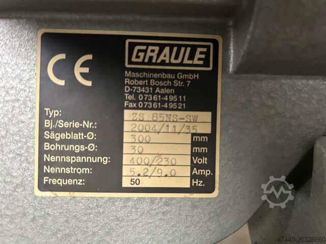 Gérdfűrész Graule ZS 85 NS-SW